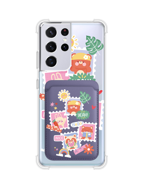 Android Magnetic Wallet Case - Animal Squad