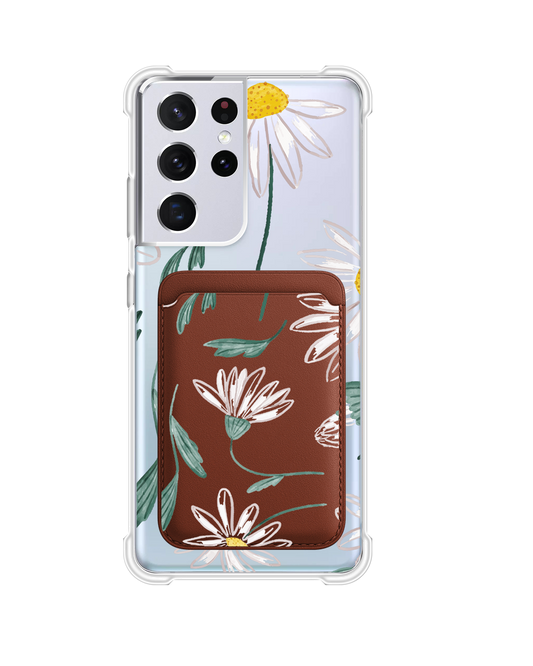 Android Magnetic Wallet Case - April Daisy