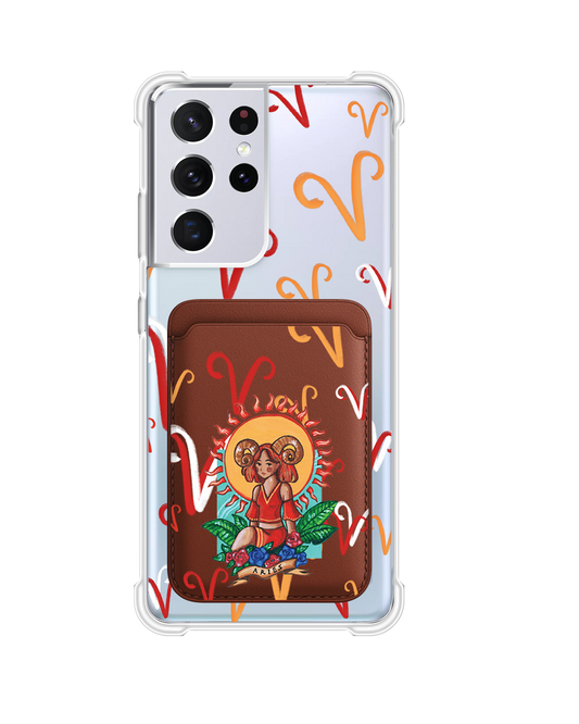 Android Magnetic Wallet Case - Aries