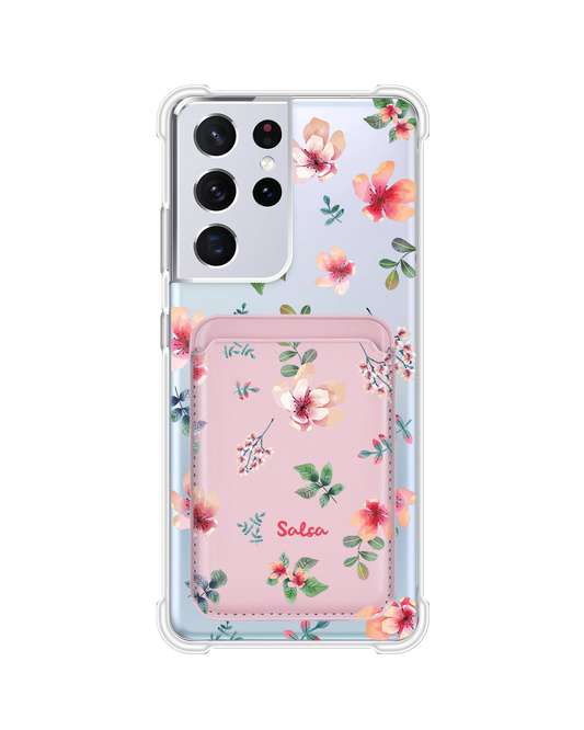 Android Magnetic Wallet Case - Botanical Garden 5.0