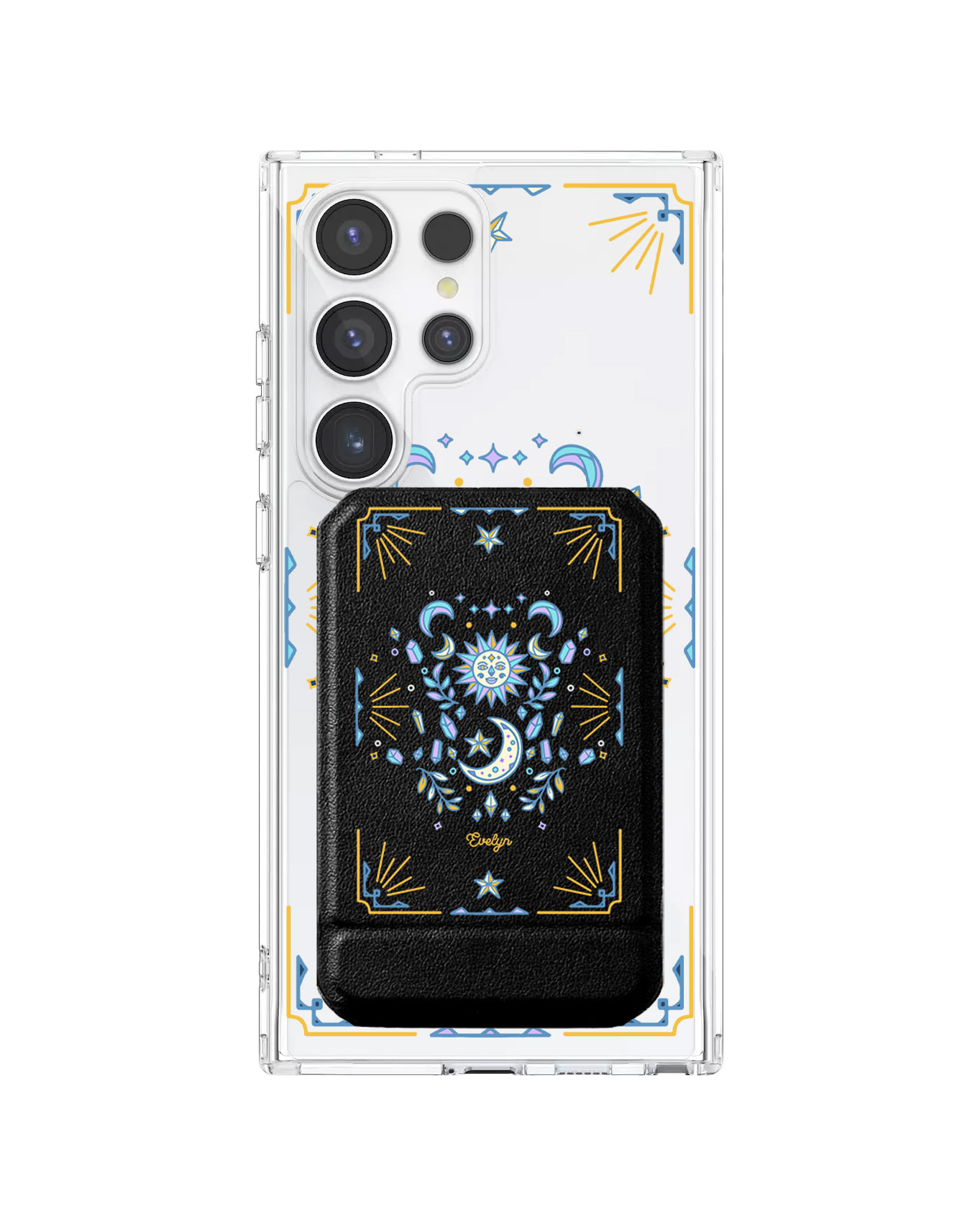 Android Magnetic Multifold Wallet - Cosmic Dream