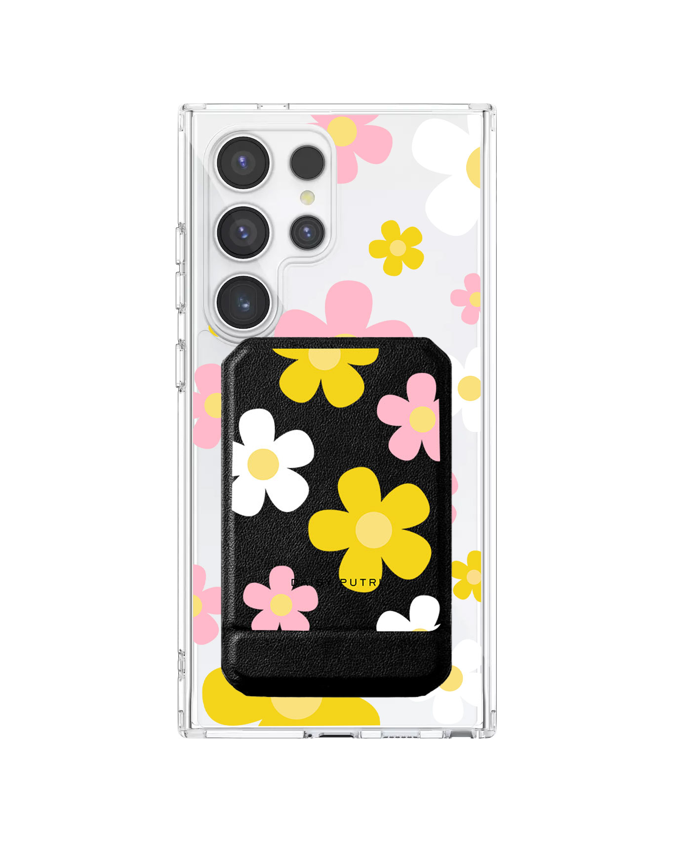 Android Magnetic Multifold Wallet - Daisy Fresh