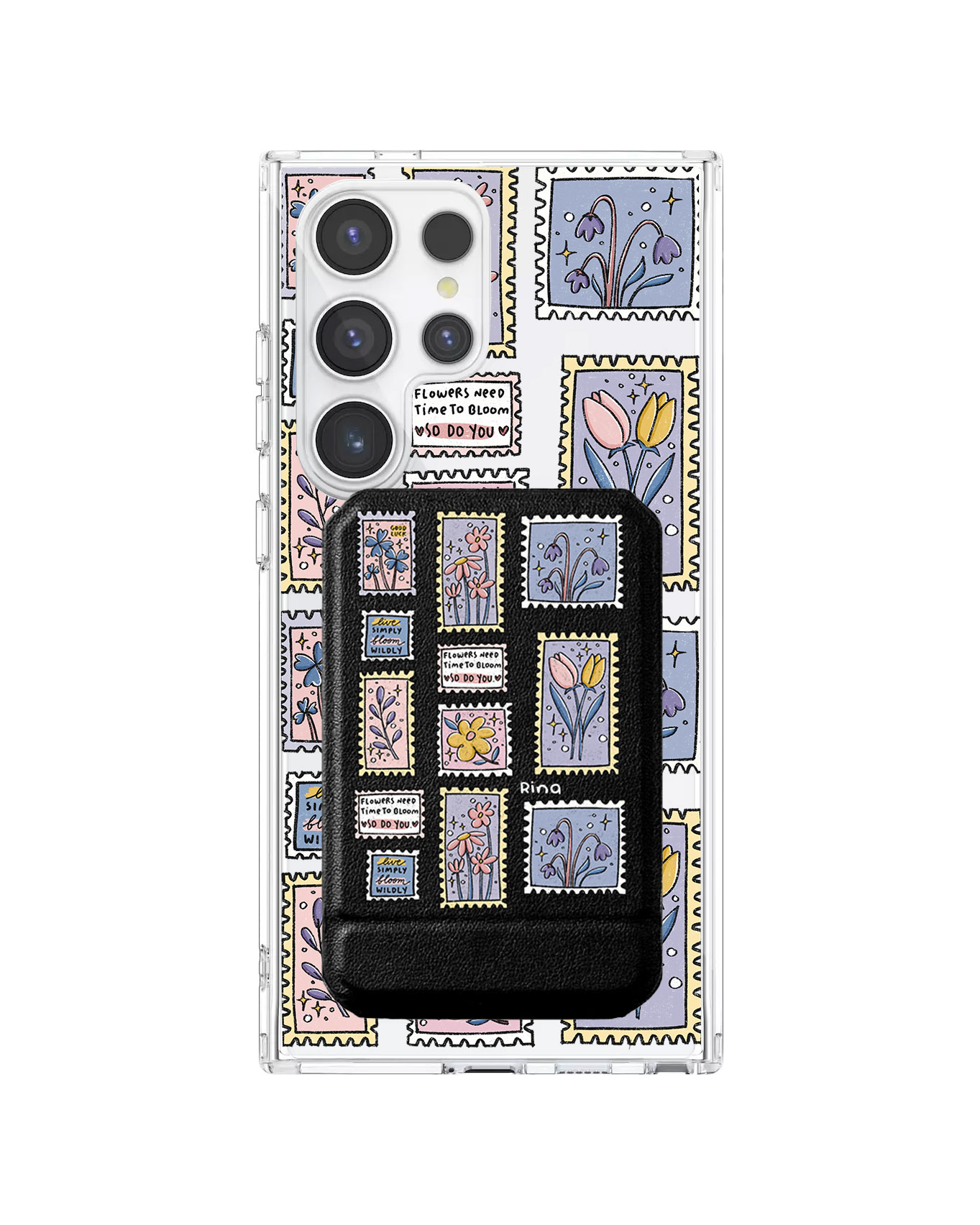 Android Magnetic Multifold Wallet - Time to Bloom