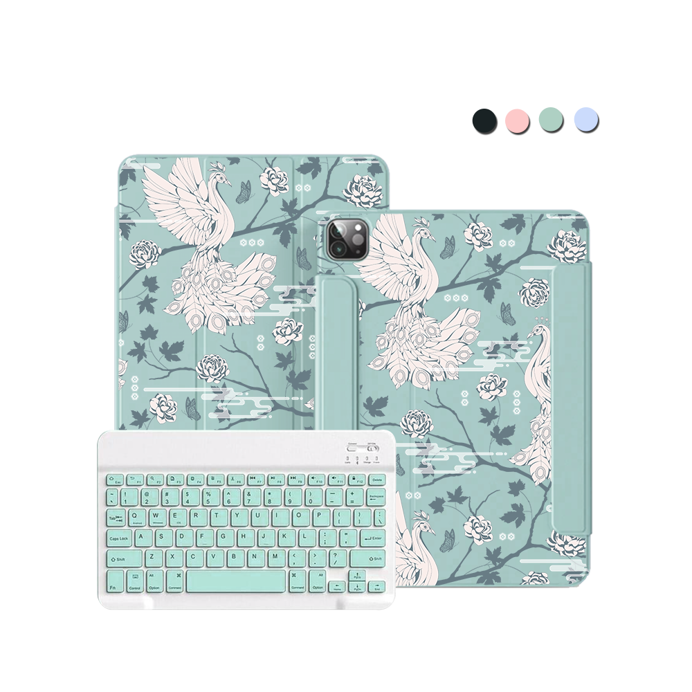 ฝาพับคีย์บอร์ดไร้สายสำหรับ iPad / Android Tab - Bird of Paradise 2.0