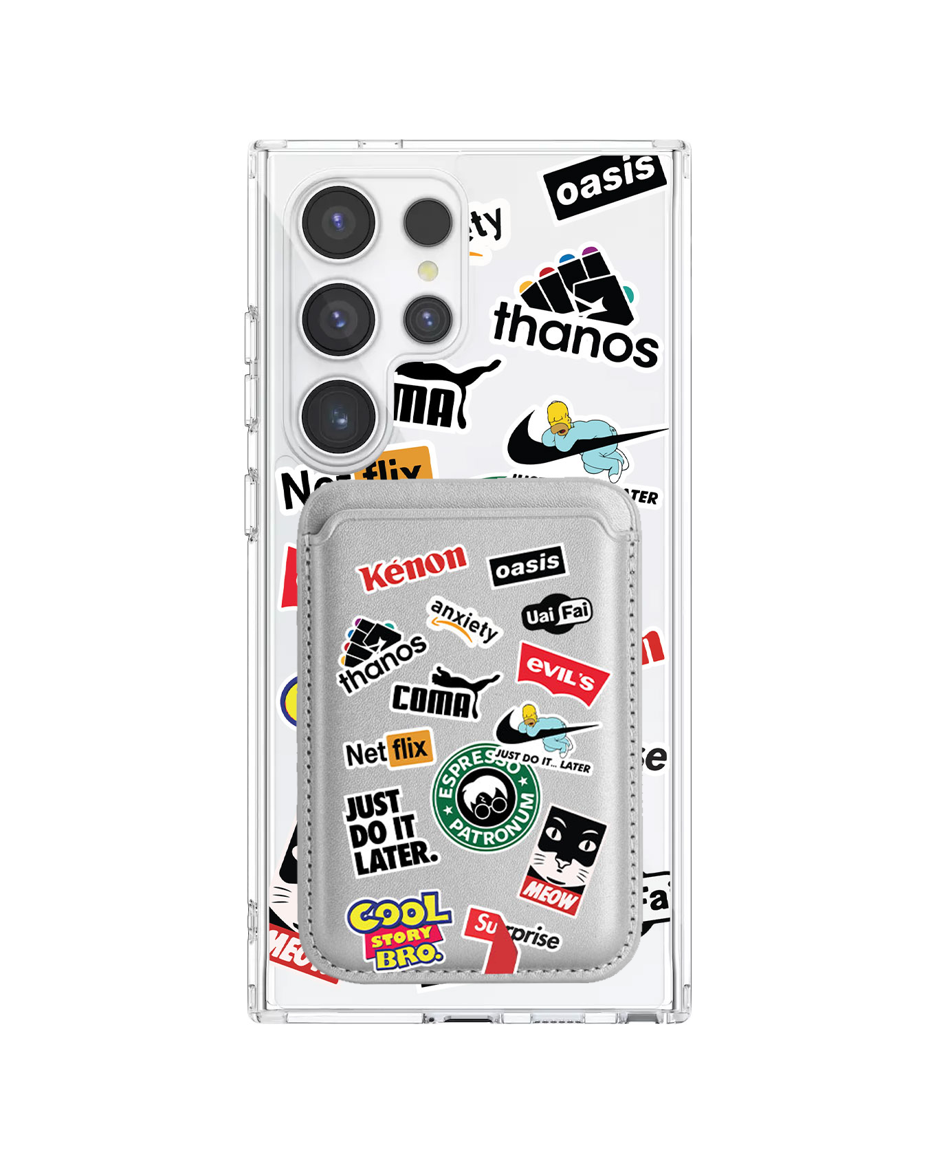 Android Magnetic Wallet Case - Brand Parody 1.0