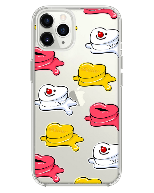 واقي خلفي هجين للآيفون - مجموعة ملصقات زبدة BTS