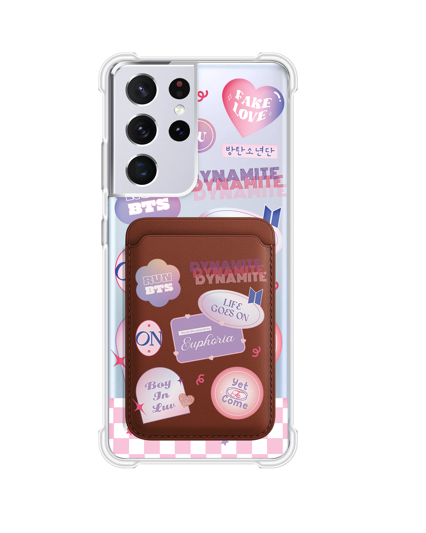 Android Magnetic Wallet Case - BTS Proof