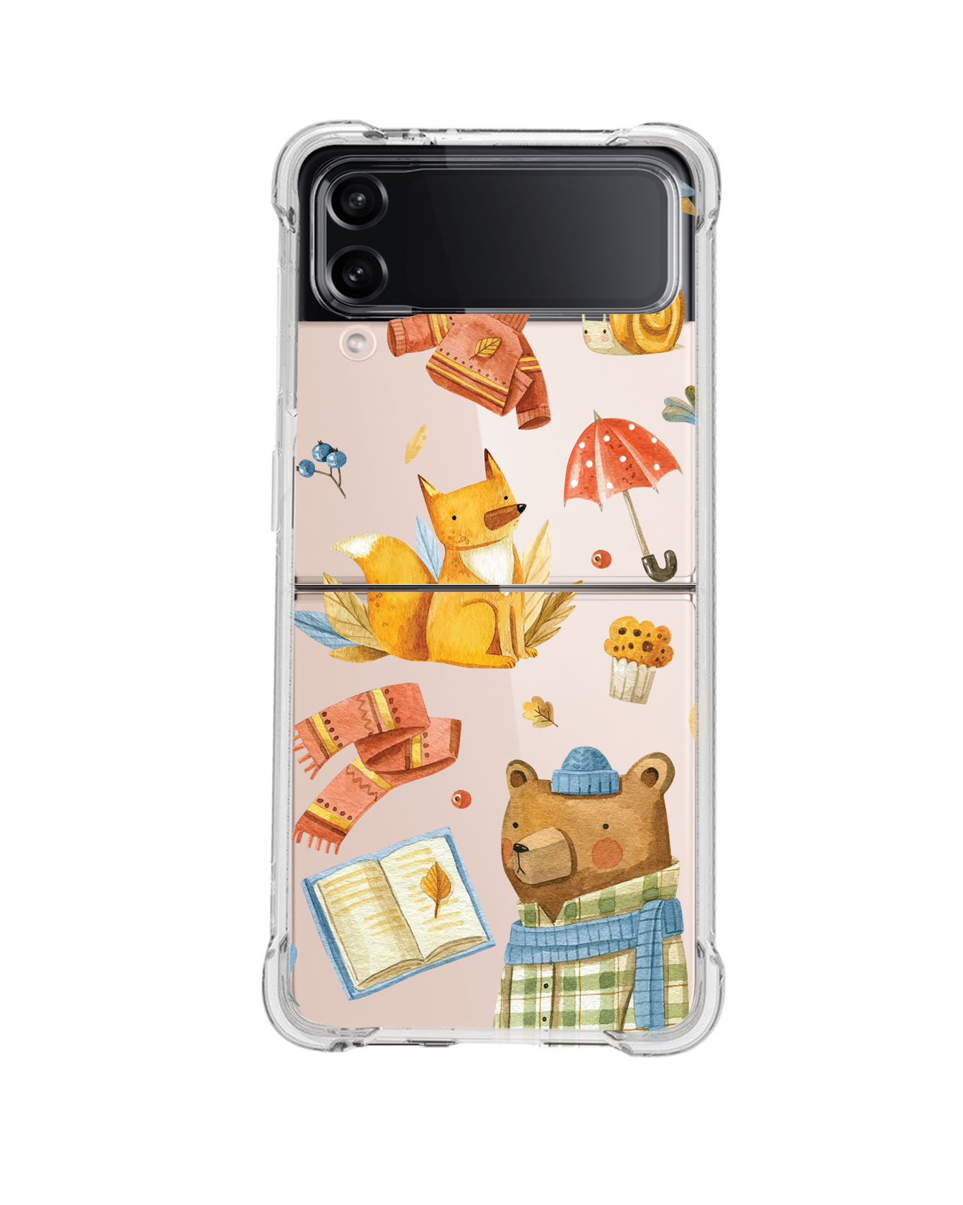 Android Flip / Fold Rearguard Hybrid - Bear and Fox