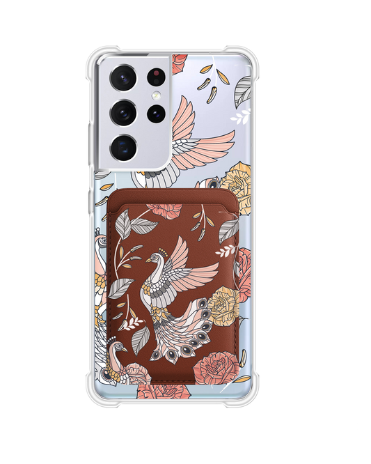 Android Magnetic Wallet Case - Bird of Paradise 1.0