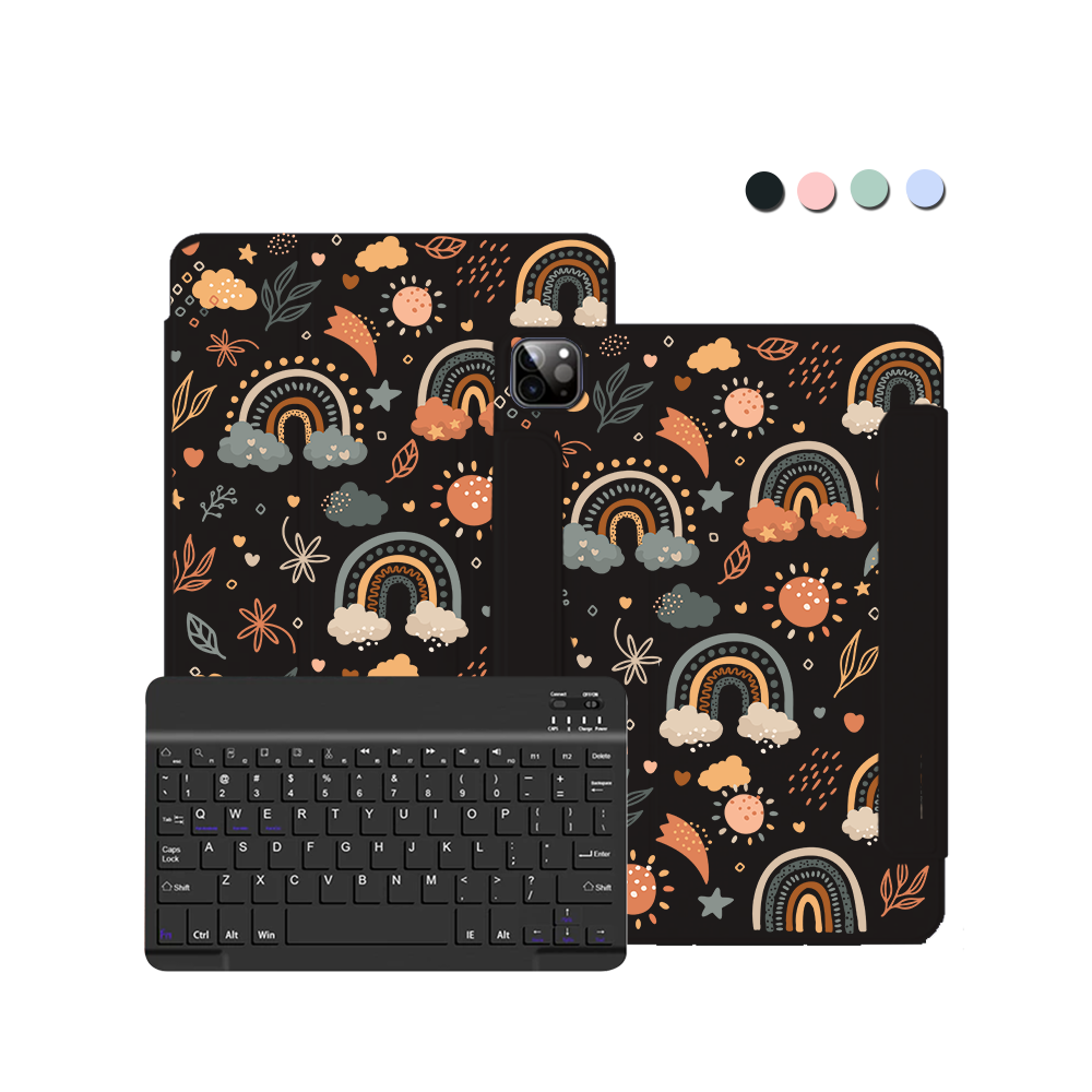 ฝาพับคีย์บอร์ดไร้สายสำหรับ iPad / Android - Boho 2.0