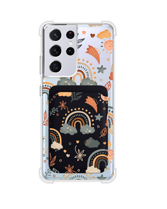 Android Magnetic Wallet Case - Boho 2.0