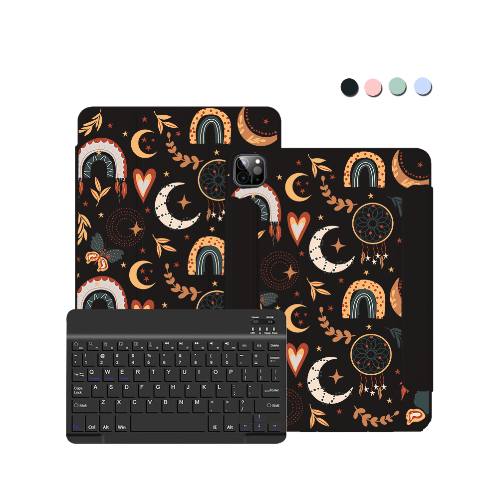 ฝาพับคีย์บอร์ดไร้สายสำหรับ iPad / Android - Boho 3.0