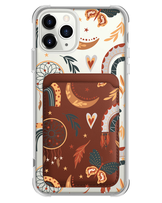 iPhone Magnetic Wallet Case - Boho 3.0