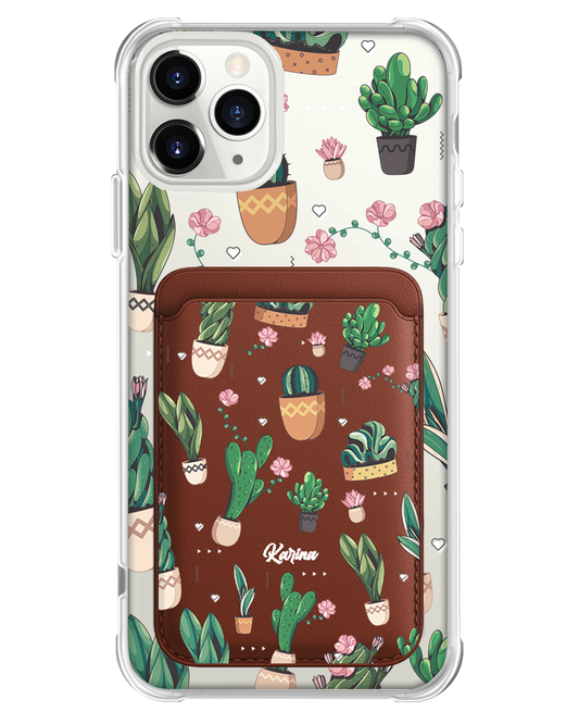 حافظة محفظة مغناطيسية للآيفون - كاكتوس 3.0