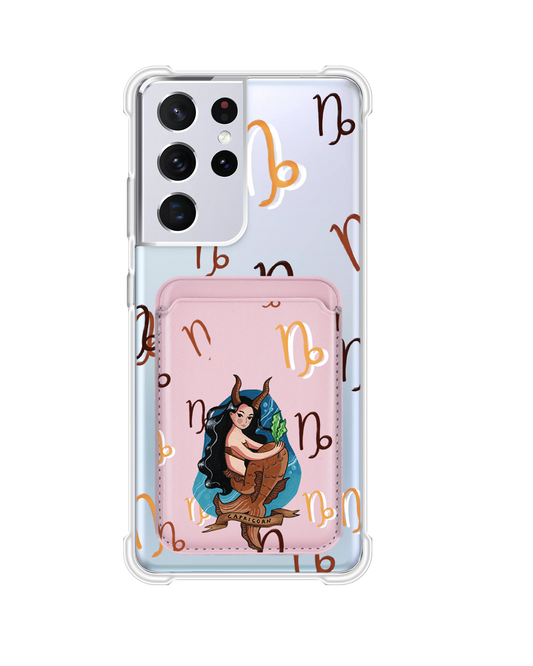Android Magnetic Wallet Case - Capricorn