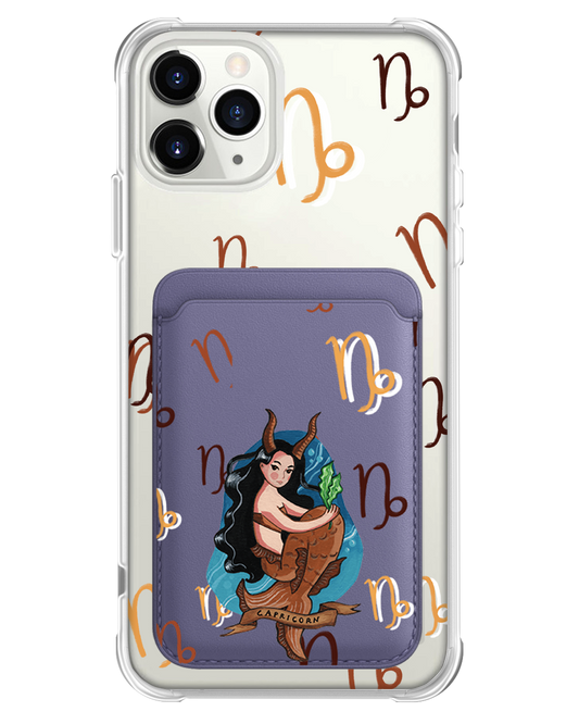 حافظة محفظة مغناطيسية للآيفون - برج الجدي