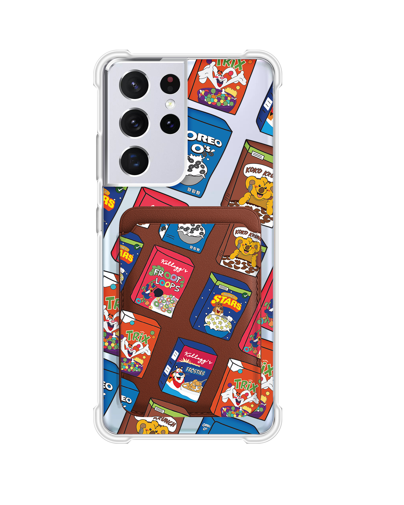 Android Magnetic Wallet Case - Cereal Boxes