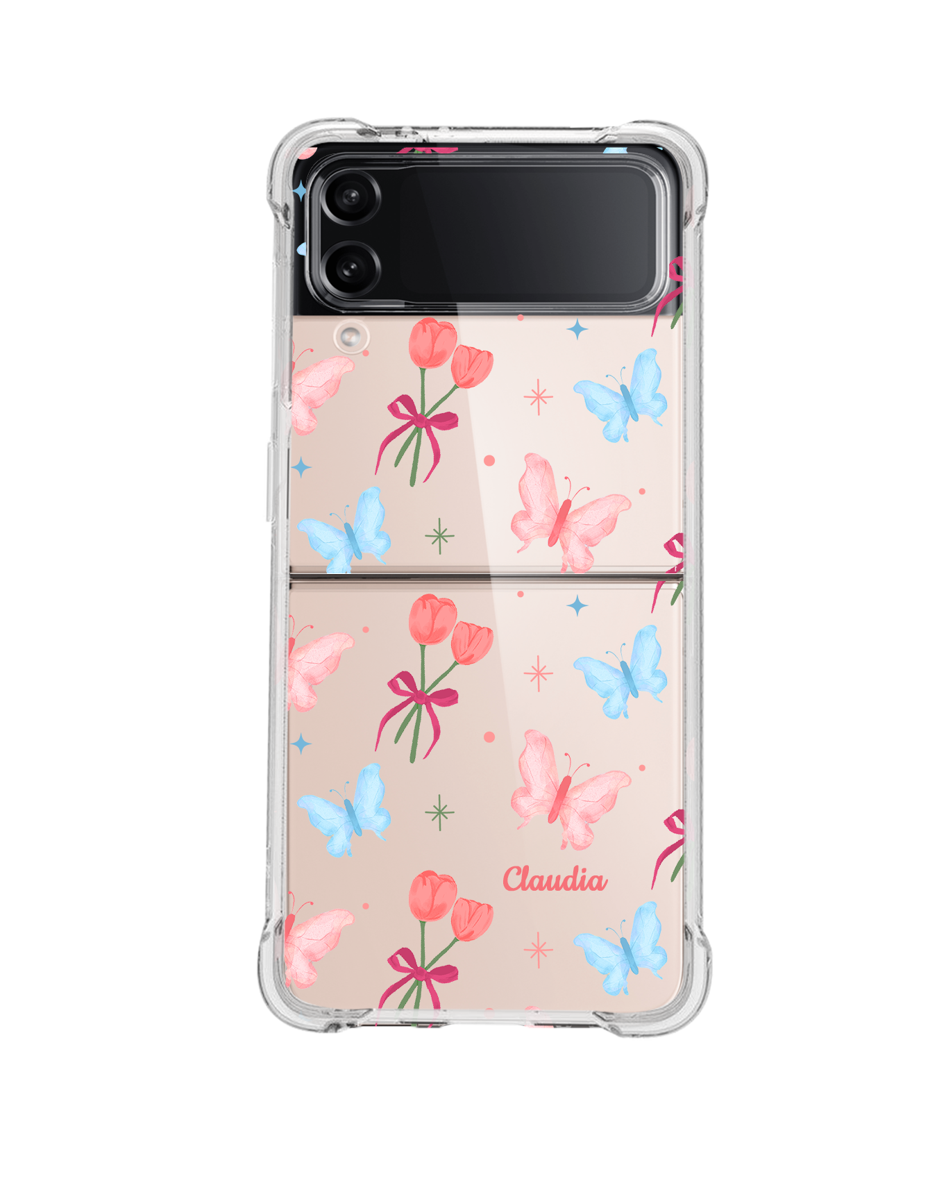 Android Flip / Fold Rearguard Hybrid - Coquette Butterfly
