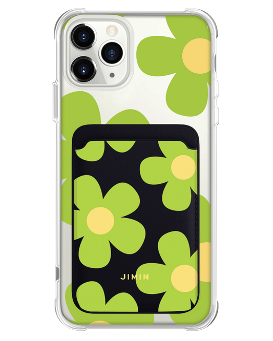 iPhone Magnetic Wallet Case - Daisy Bloom