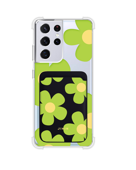 Android Magnetic Wallet Case - Daisy Bloom