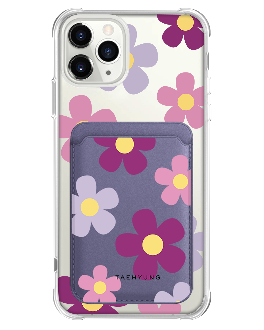 iPhone Magnetic Wallet Case - Daisy Paradise