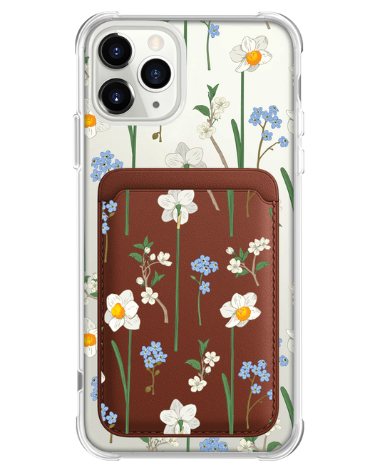 iPhone Magnetic Wallet Case - December Narcissus