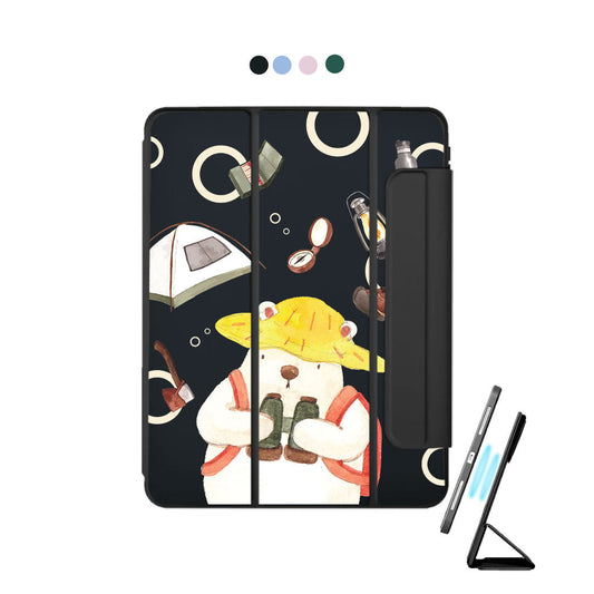 iPad Detachable Flip Cover - Adventure Of Bear