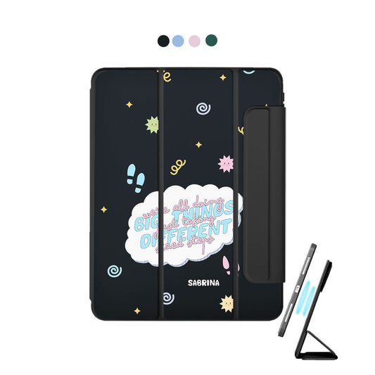 غطاء iPad القابل للفصل - خطوات مختلفة