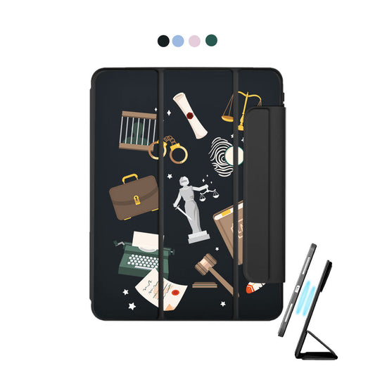 غطاء قابل للفصل لجهاز iPad - محامٍ