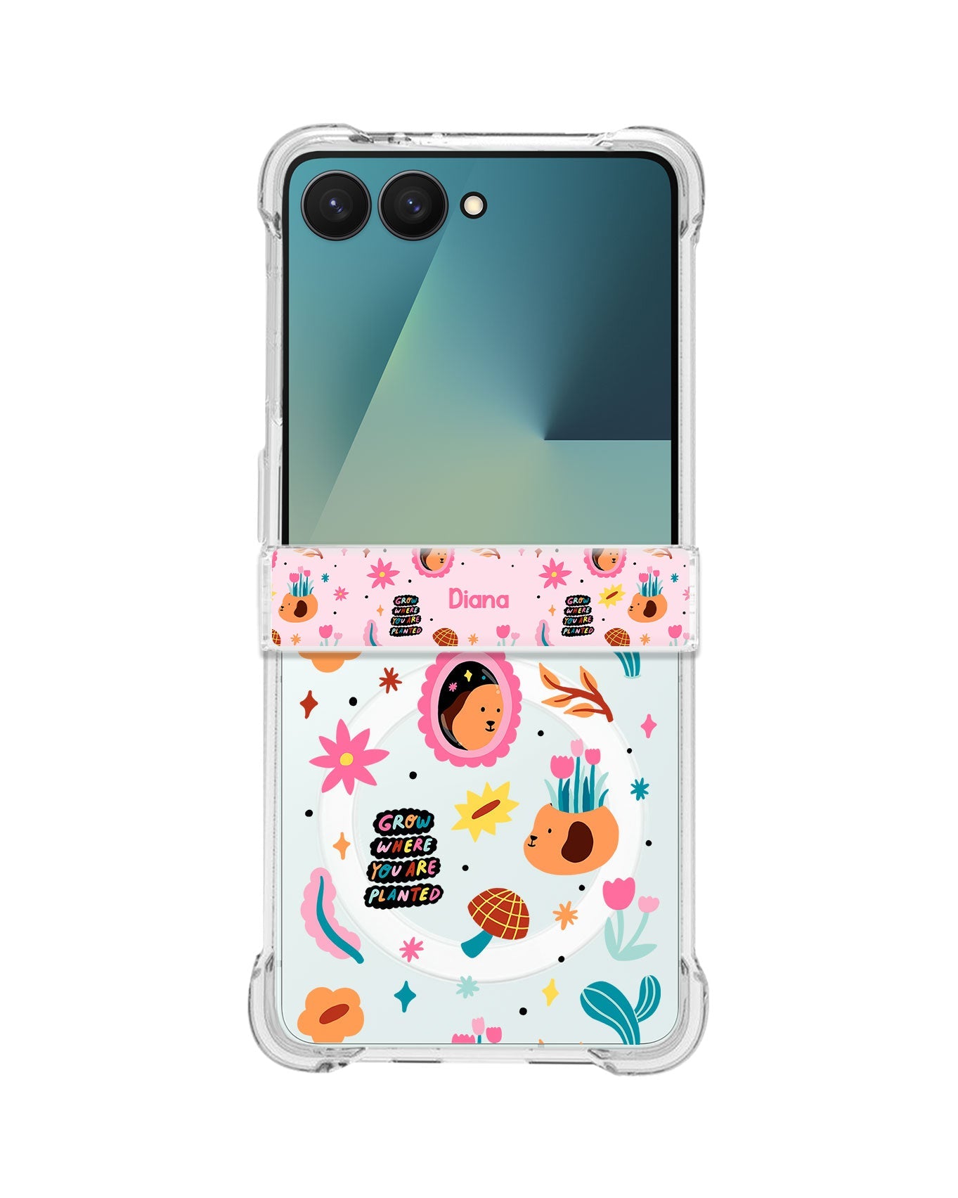 Android Flip / Fold Rearguard Hinge - Grow and Bloom