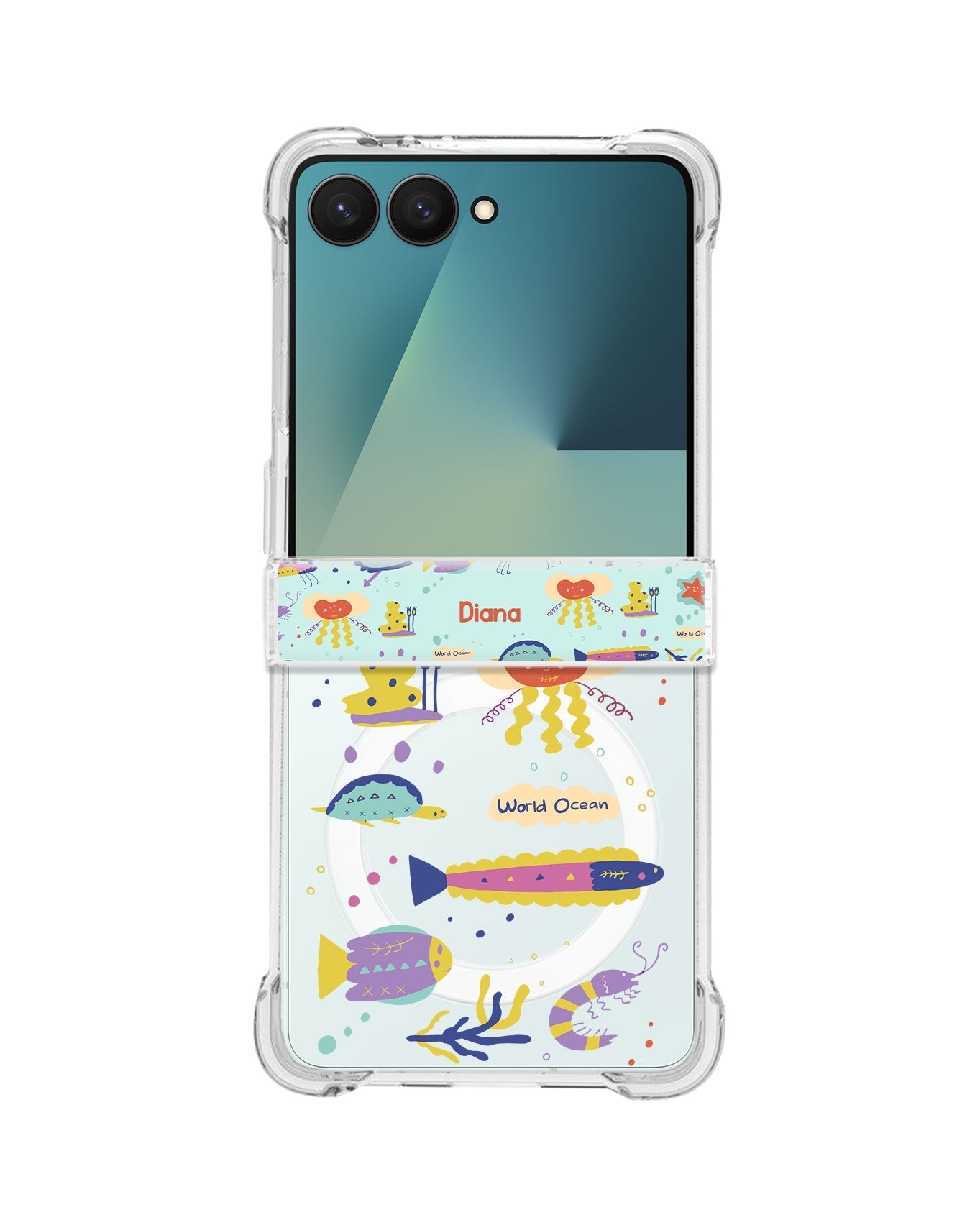 Android Flip / Fold Rearguard Hinge - Ocean World