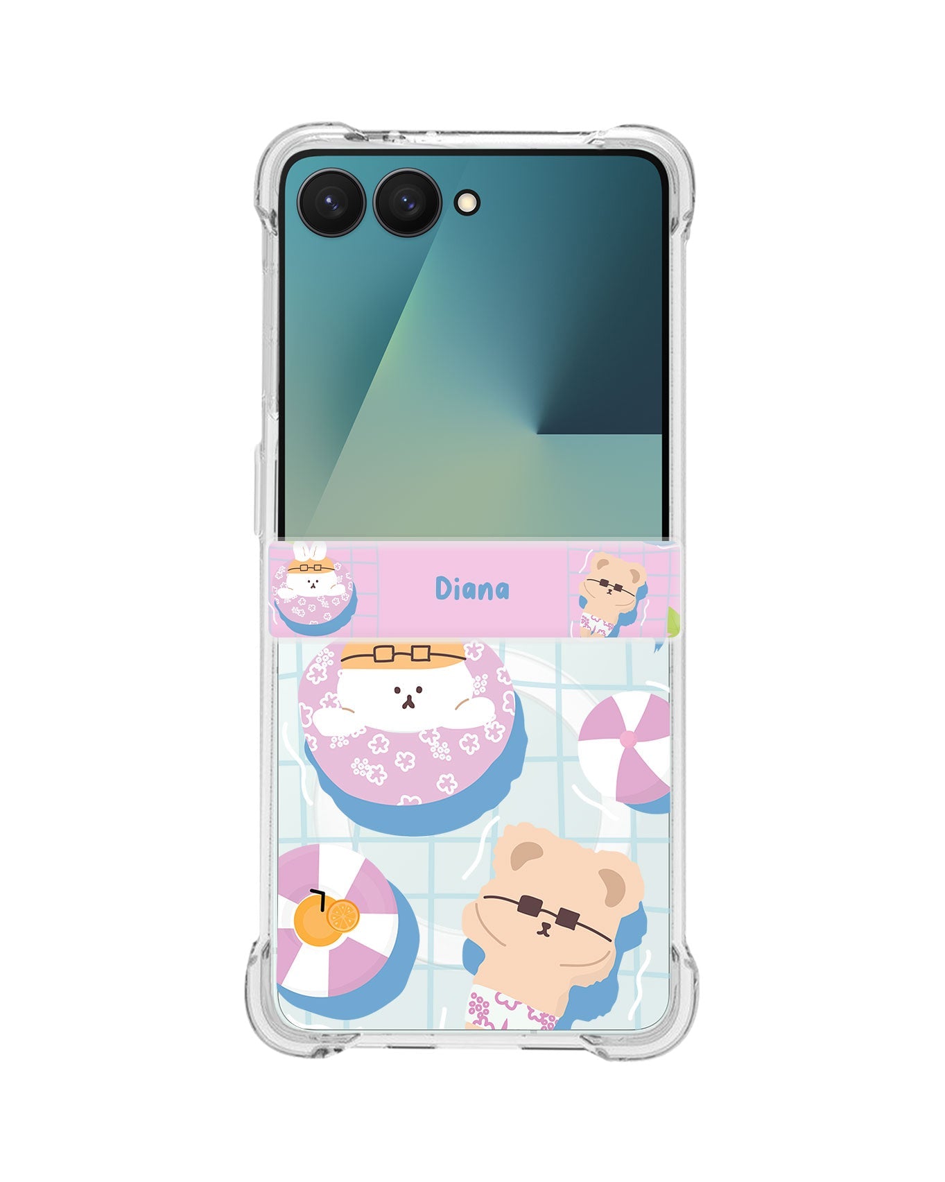 Android Flip / Fold Rearguard Hinge - Pool Party Pink