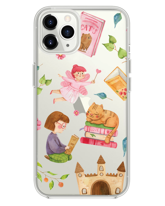 واقي خلفي هجين لهاتف iPhone - قطة خرافية