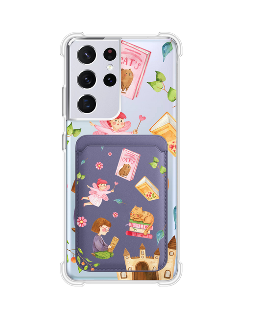 Android Magnetic Wallet Case - Fairy Cat