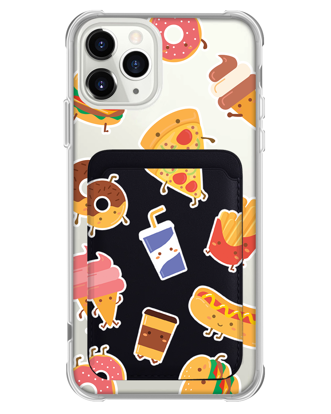 iPhone Magnetic Wallet Case - Fast Foodies