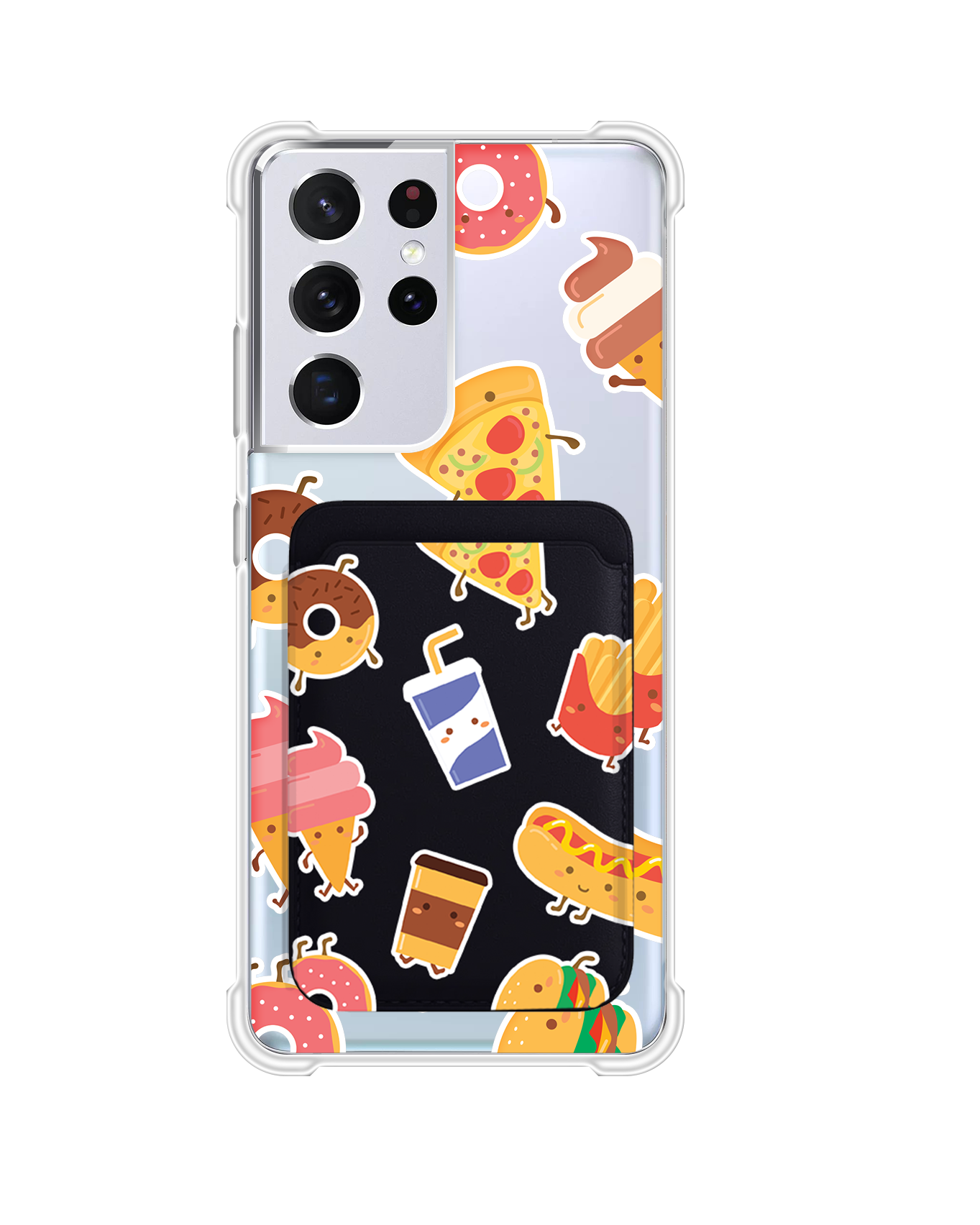 Android Magnetic Wallet Case - Fast Foodies