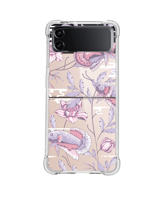 Android Flip / Fold Rearguard Hybrid - Fish & Floral 1.0