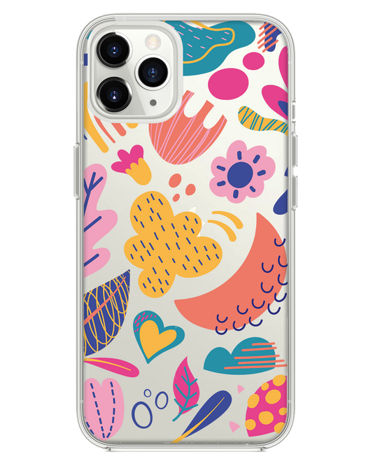 واقي خلفي هجين لهاتف iPhone - زهور