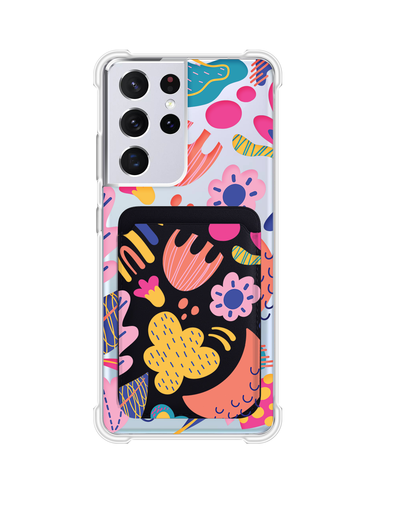 Android Magnetic Wallet Case - Florals