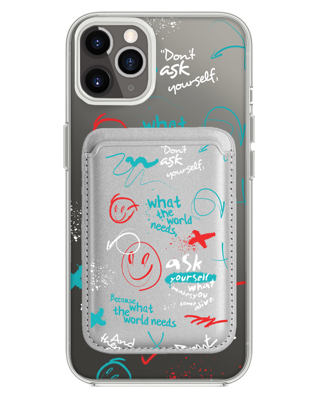 iPhone Magnetic Wallet Case - Graffiti 2.0