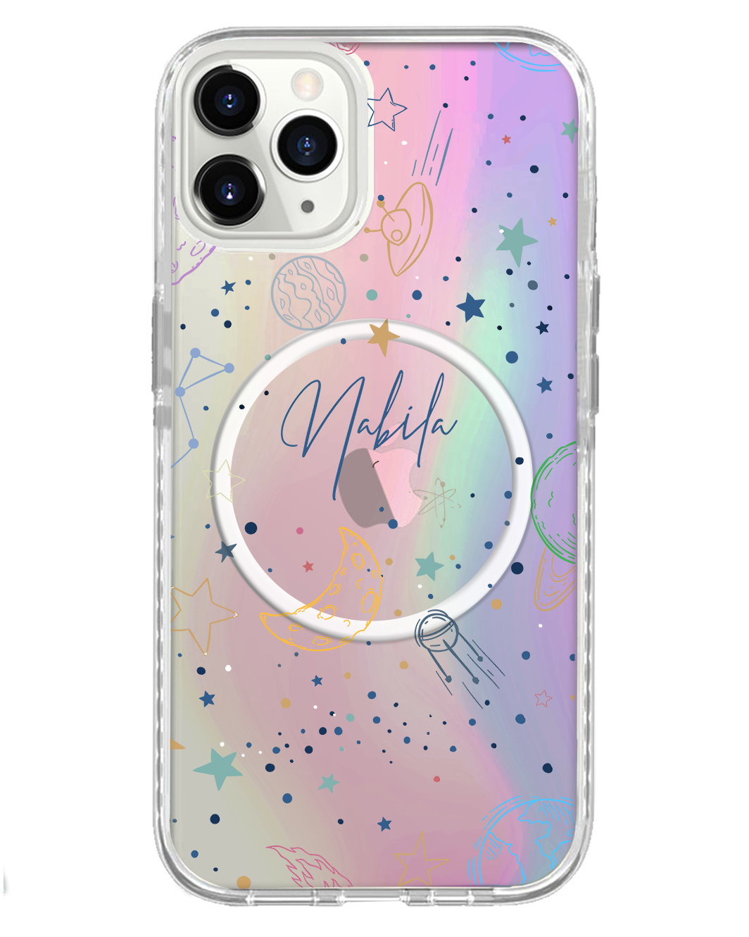 واقي خلفي لهاتف iPhone Holo - Galaxy