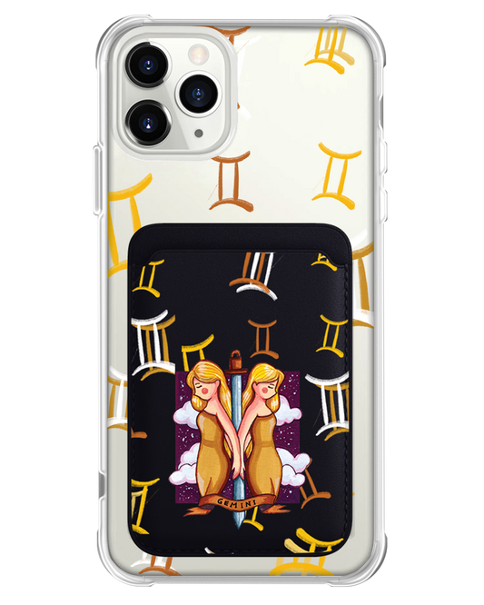 iPhone Magnetic Wallet Case - Gemini