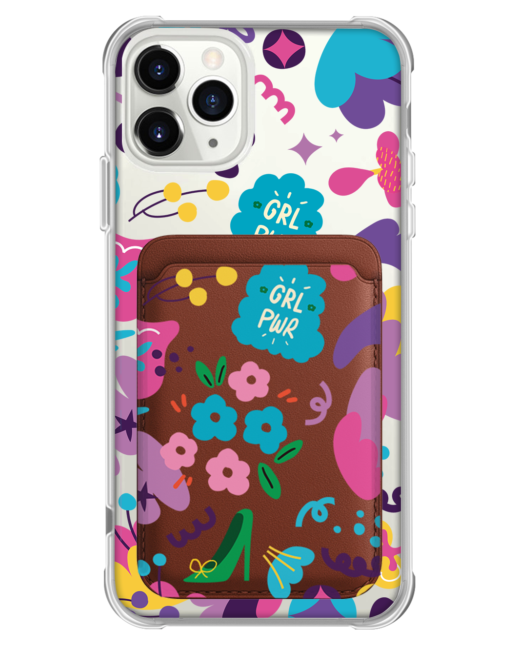 iPhone Magnetic Wallet Case - Girl Power