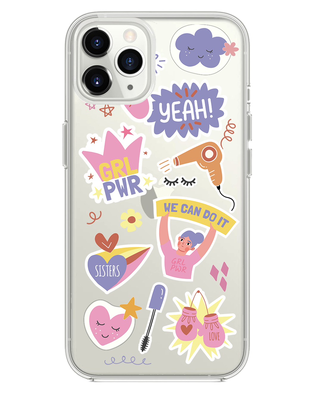 สติ๊กเกอร์แพ็ค Girl Power สำหรับ iPhone Rearguard Hybrid