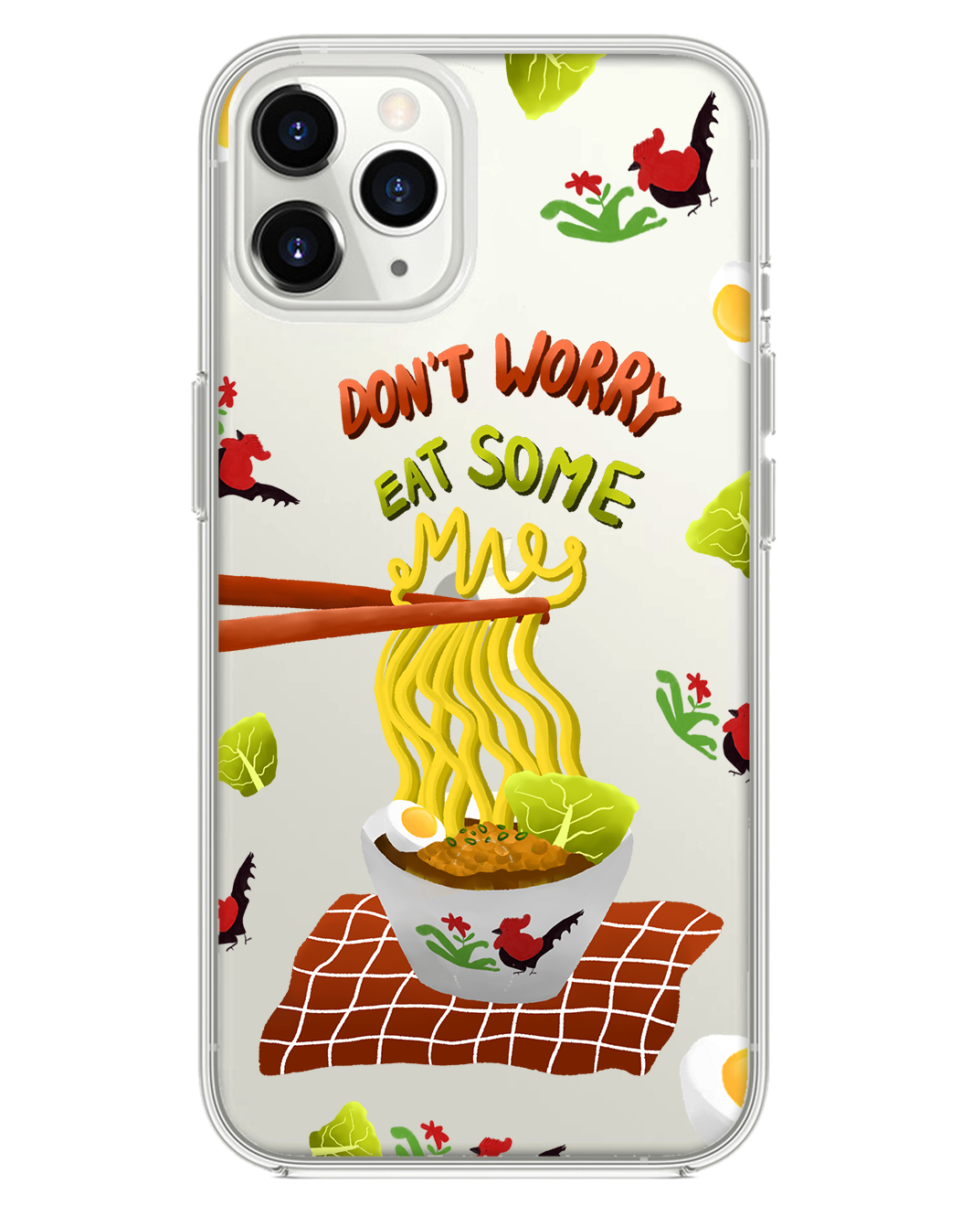 واقي خلفي هجين لهاتف iPhone - Go Eat Some Mie