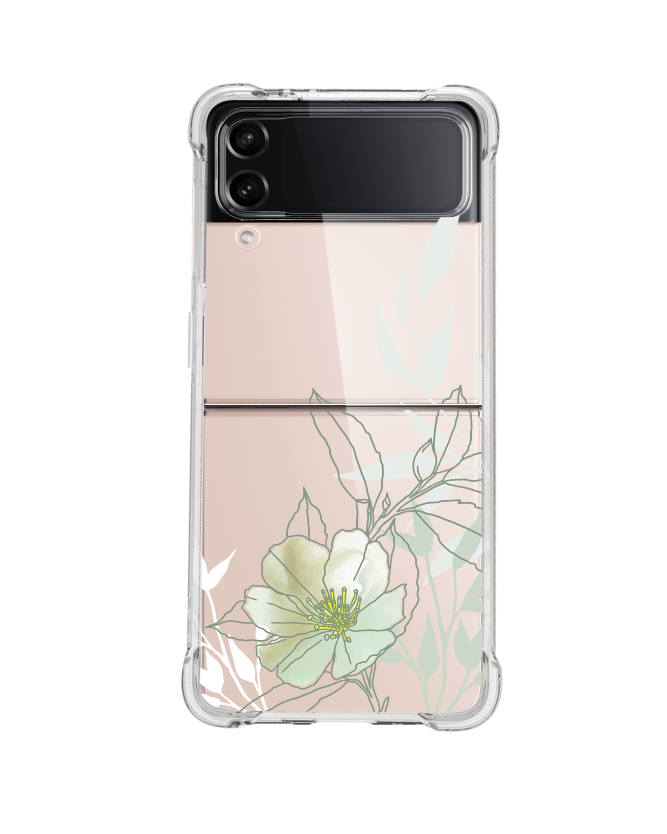 Android Flip / Fold Rearguard Hybrid - Greenmint Lily