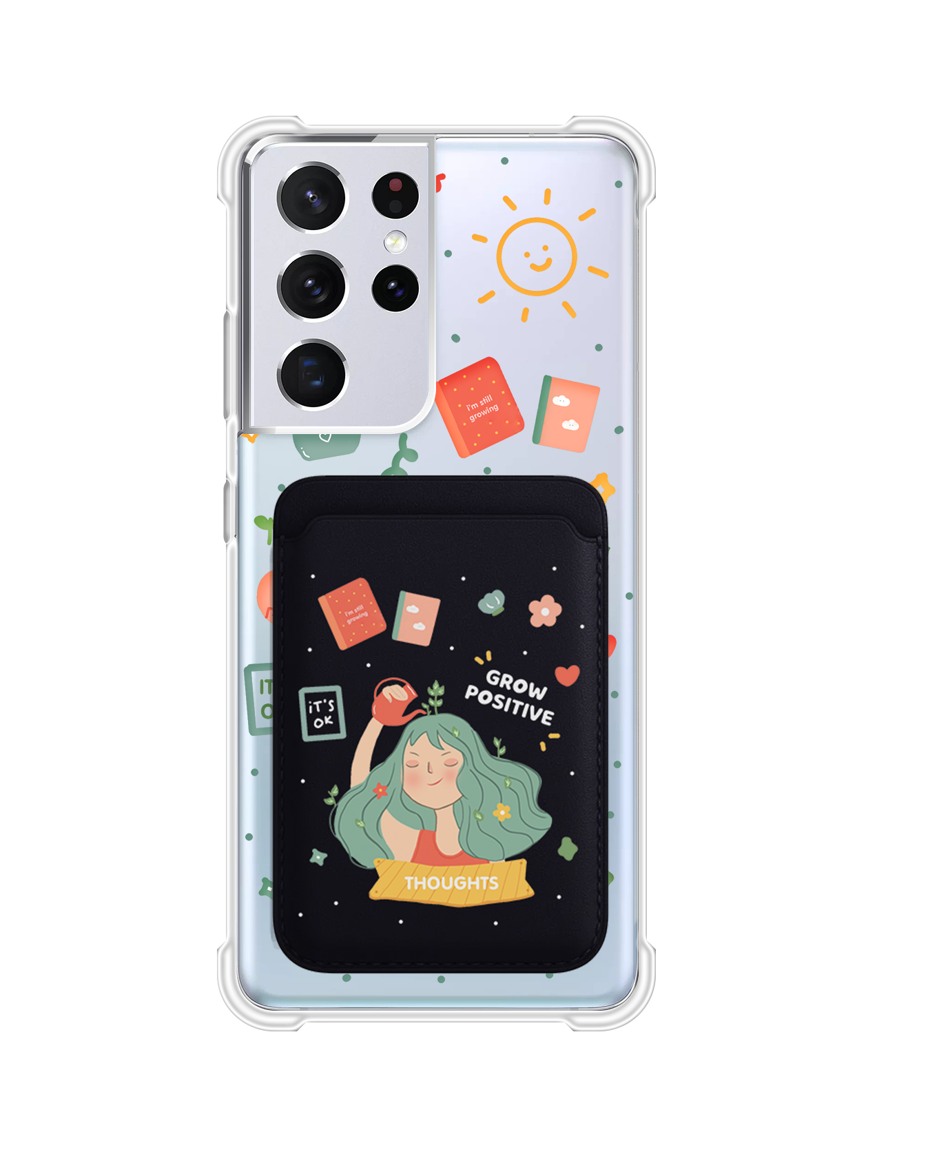 Android Magnetic Wallet Case - Grow