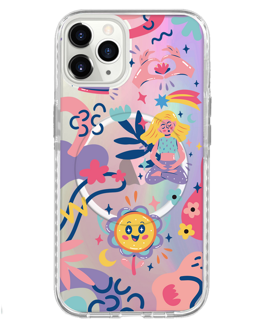 غطاء حماية خلفي لهاتف iPhone - هيذر