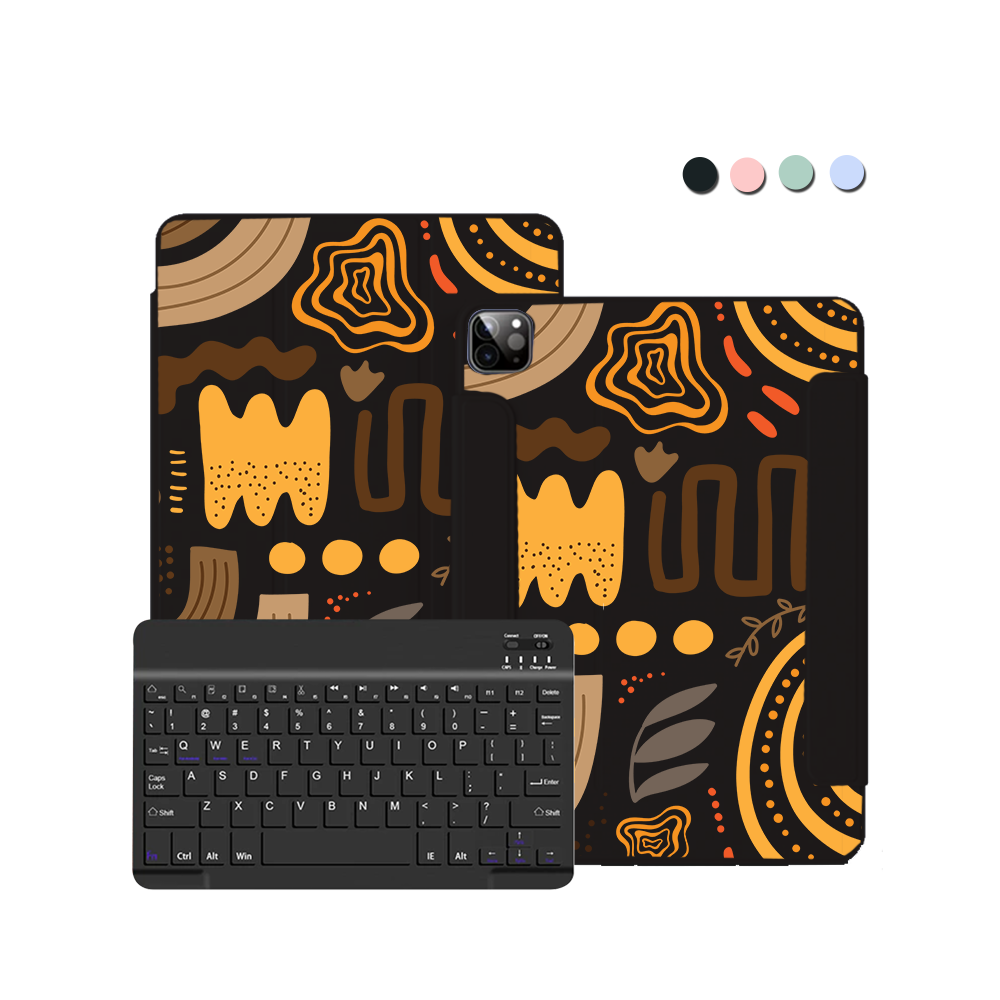 ฝาพับคีย์บอร์ดไร้สายสำหรับ iPad / Android Tab - Hello Autumn