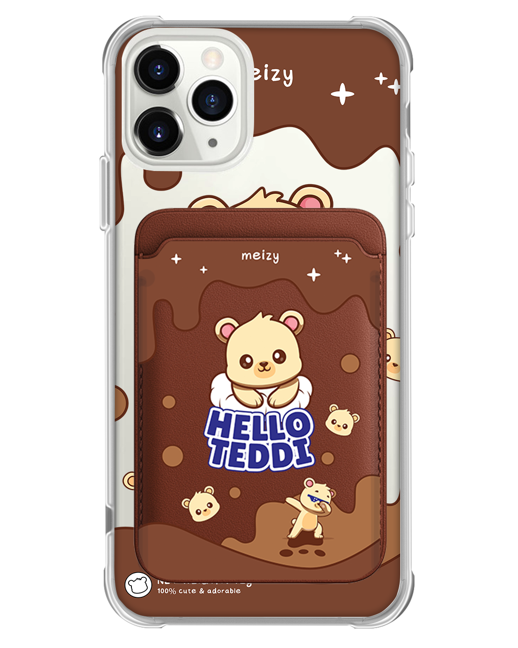 حافظة مغناطيسية لهاتف iPhone - Hello Teddy 1.0